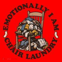 Emotionally I Am Chair Laundry Santa Hat thumb 1