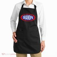ens I'm A Drag Racing Grandpa Like A Normal Grandpa But Cooler Apron thumb 2