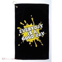 Everyday Is A Good Day Retro Golf Towel thumb 0