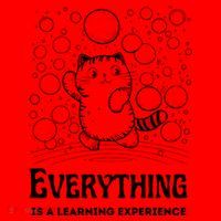 Everything Is A Learning Experience Santa Hat thumb 1