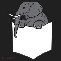 Elephant In A Pocket Funny Pocket Elephant Tumbler thumb 3