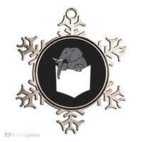 Elephant In A Pocket Funny Pocket Elephant Ornament thumb 0