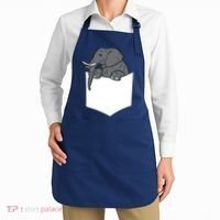 Elephant In A Pocket Funny Pocket Elephant Apron thumb 2