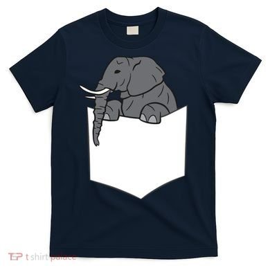 Elephant In A Pocket Funny Pocket Elephant T-Shirt