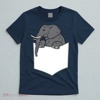 Elephant In A Pocket Funny Pocket Elephant T-Shirt thumb 5