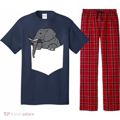 Elephant In A Pocket Funny Pocket Elephant Pajama Set