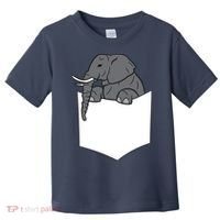 Elephant In A Pocket Funny Pocket Elephant Toddler T-Shirt thumb 0