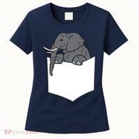 Elephant In A Pocket Funny Pocket Elephant Women's T-Shirt thumb 0