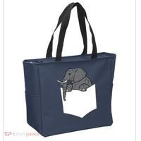 Elephant In A Pocket Funny Pocket Elephant Tote Bag thumb 2