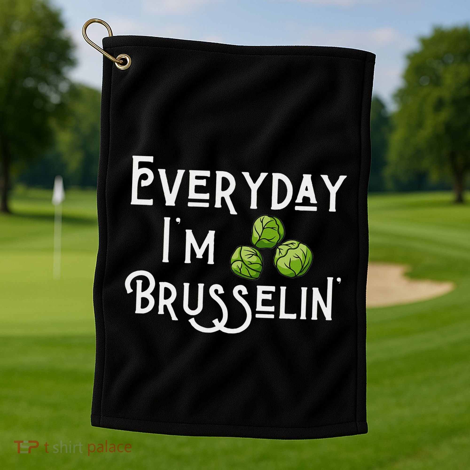 Everyday IM Brusselin Brussel Sprout Lover Golf Towel