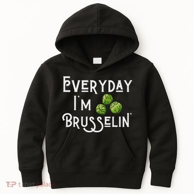 Everyday IM Brusselin Brussel Sprout Lover Kids Hoodie
