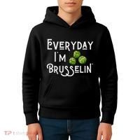 Everyday IM Brusselin Brussel Sprout Lover Kids Hoodie thumb 4