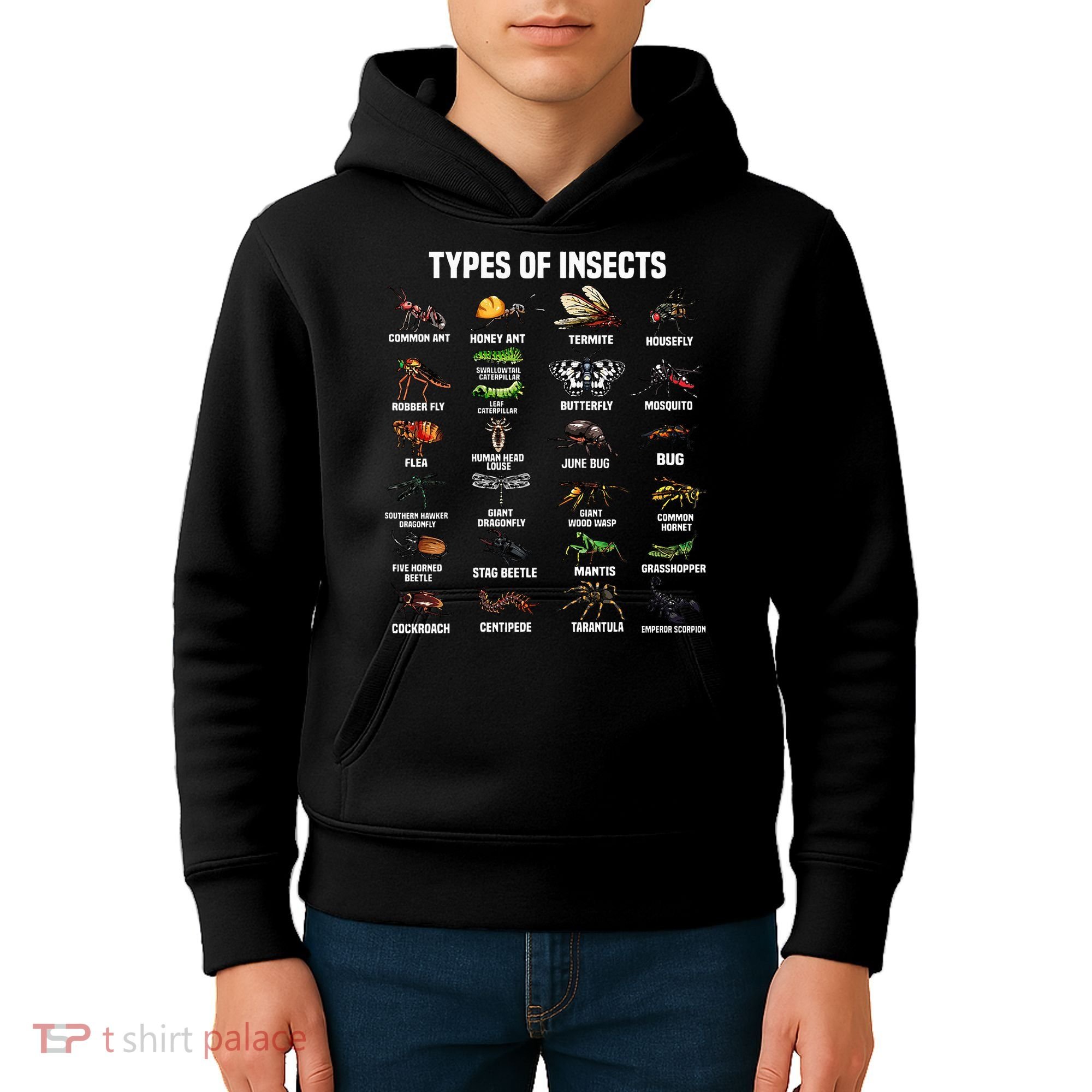Entomology Insect Bug Lover Kids Hoodie