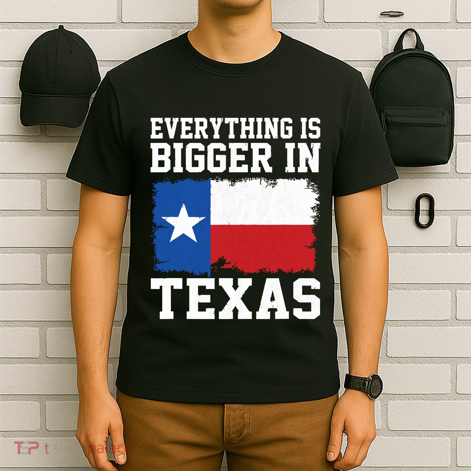 Everything Is Bigger In Texas Vintage Houston Dallas Austin T-Shirt