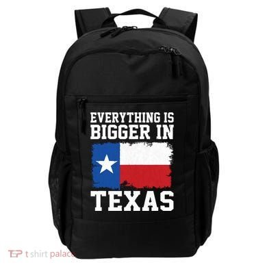 Everything Is Bigger In Texas Vintage Houston Dallas Austin Backpack