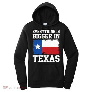 Everything Is Bigger In Texas Vintage Houston Dallas Austin Women's Hoodie