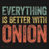 Everything Is Better With Onion USA-Made Doggie Bandana thumb 2