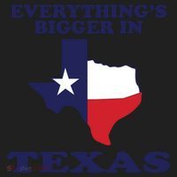 EVERYTHING IS BIGGER IN TEXAS Funny Women's Sweatshirt thumb 2