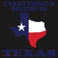 EVERYTHING IS BIGGER IN TEXAS Funny Tie-Dye Long Sleeve Shirt thumb 2