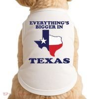 EVERYTHING IS BIGGER IN TEXAS Funny Doggie Tank thumb 0