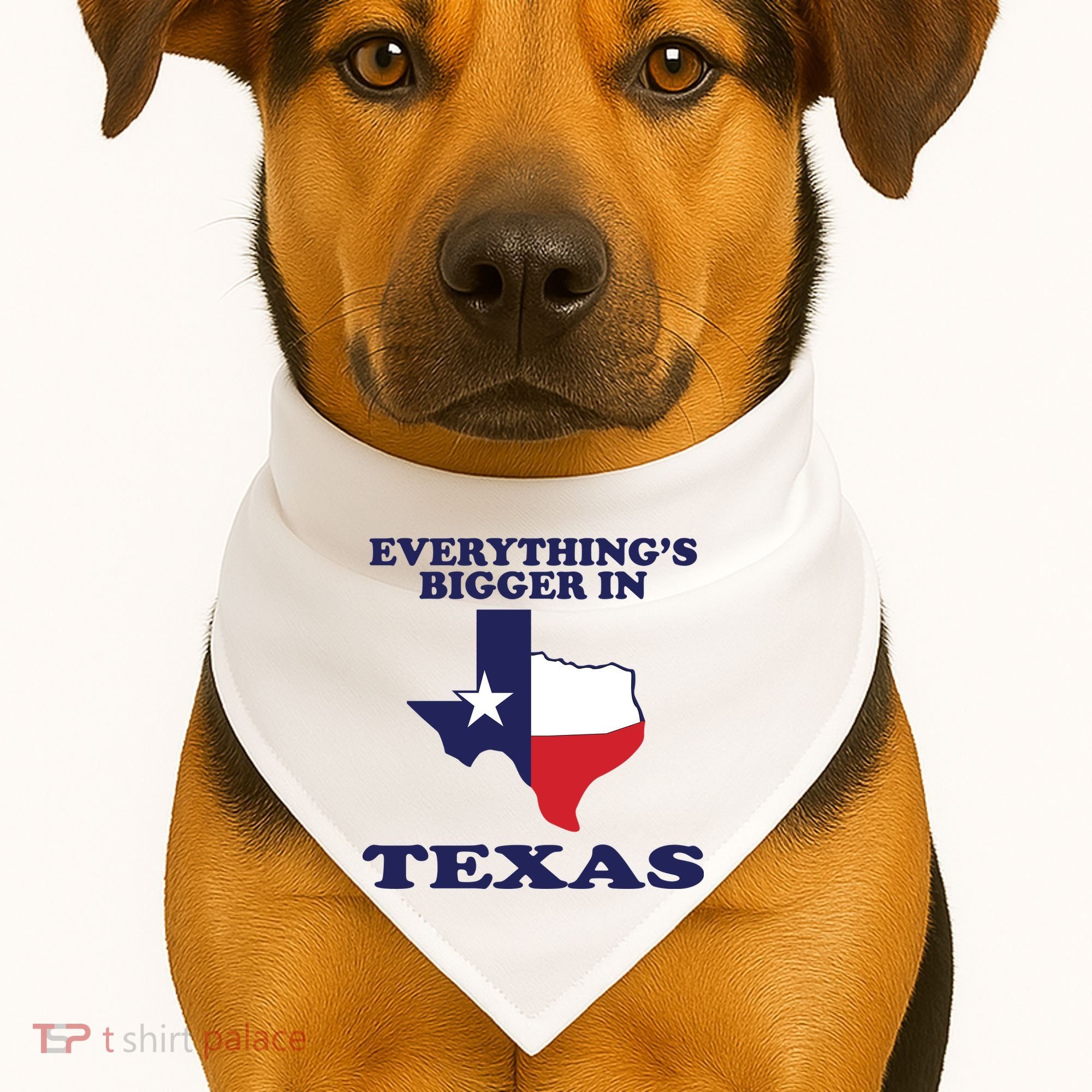 EVERYTHING IS BIGGER IN TEXAS Funny USA-Made Doggie Bandana