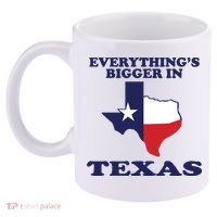 EVERYTHING IS BIGGER IN TEXAS Funny 11oz C Handle Ceramic Mug thumb 2