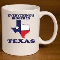 EVERYTHING IS BIGGER IN TEXAS Funny 11oz C Handle Ceramic Mug thumb 3