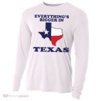 EVERYTHING IS BIGGER IN TEXAS Funny Cooling Performance Long Sleeve Crew thumb 0