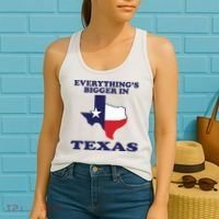 EVERYTHING IS BIGGER IN TEXAS Funny Women's Tank Top thumb 2
