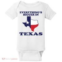 EVERYTHING IS BIGGER IN TEXAS Funny Baby Bodysuit thumb 0
