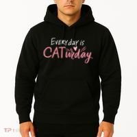 Everyday Is Caturday Cat Lover Hoodie thumb 2