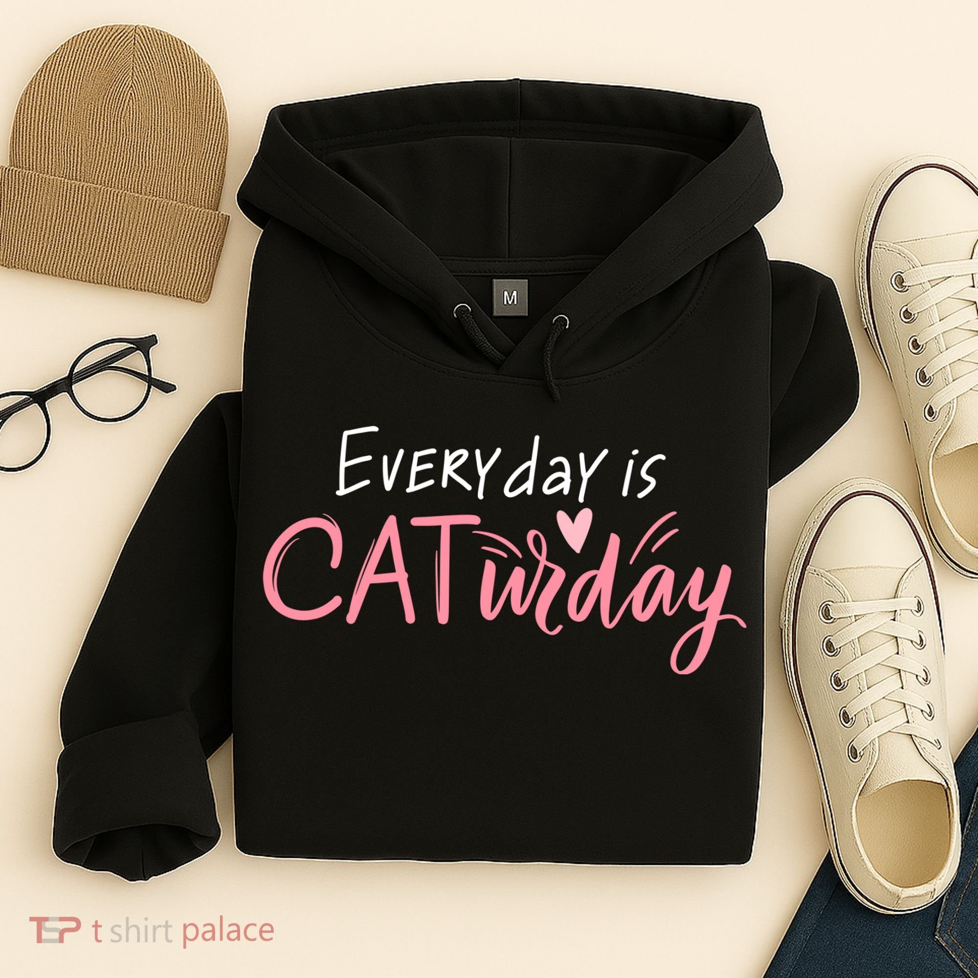 Everyday Is Caturday Cat Lover Hoodie