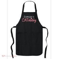 Everyday Is Caturday Cat Lover Apron thumb 0