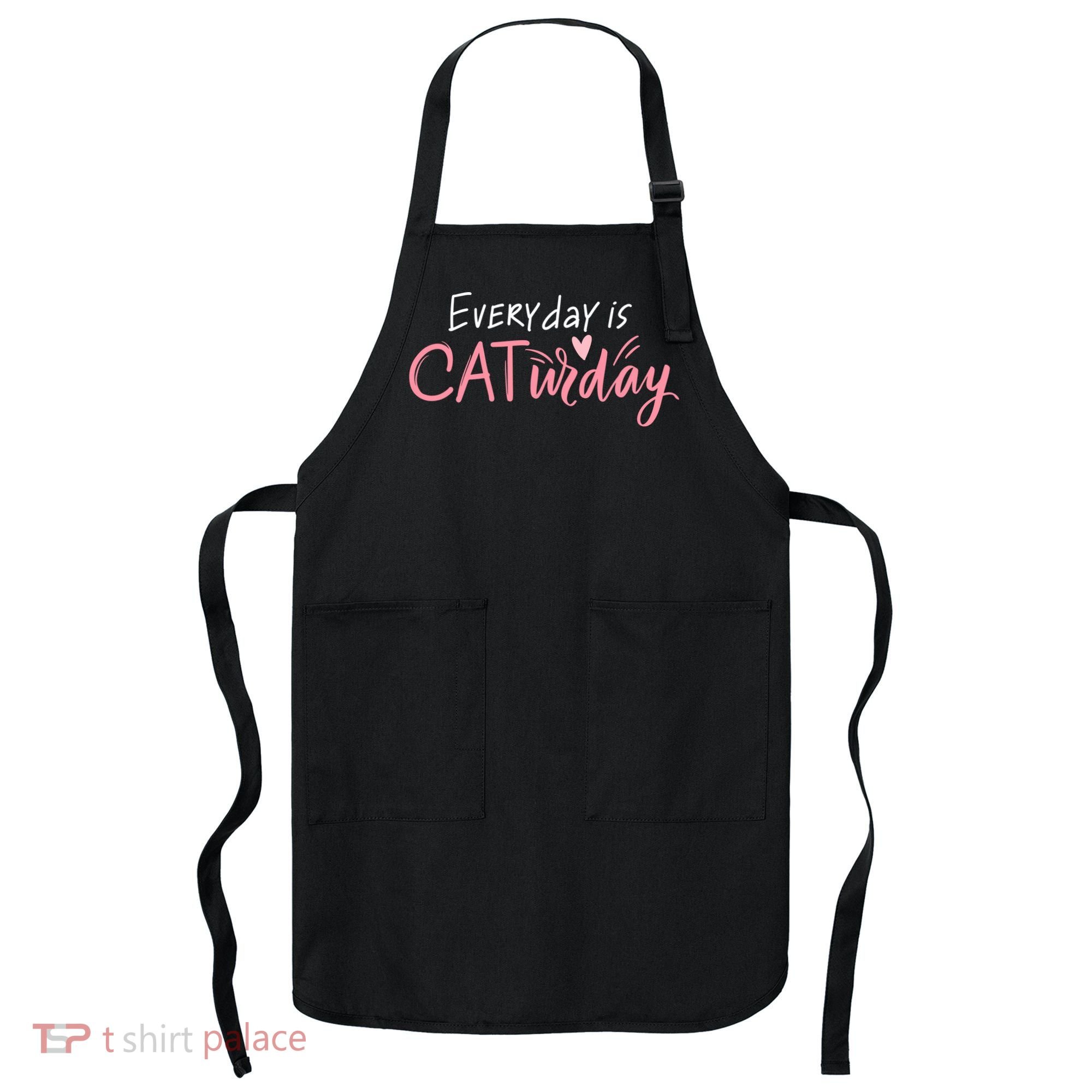 Everyday Is Caturday Cat Lover Apron