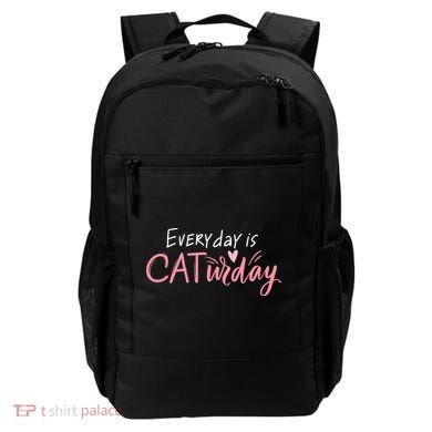 Everyday Is Caturday Cat Lover Backpack