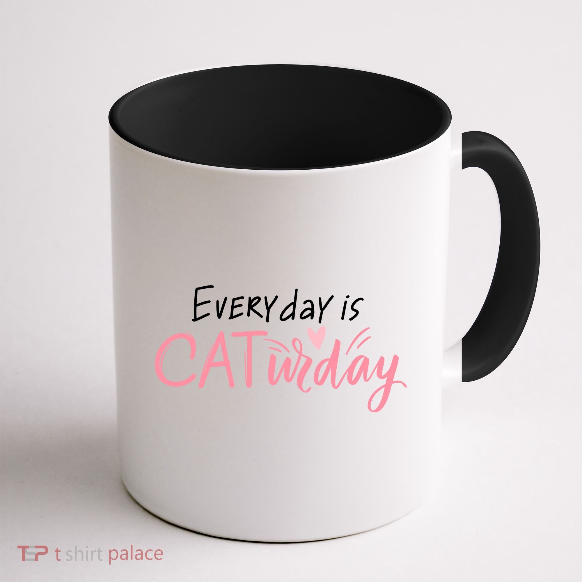 Everyday Is Caturday Cat Lover Coffee Mug