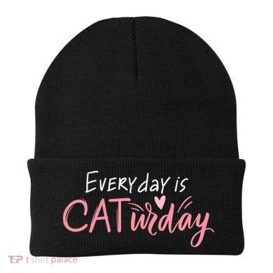 Everyday Is Caturday Cat Lover Beanie
