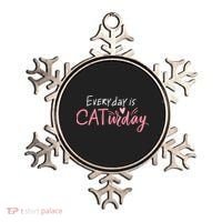 Everyday Is Caturday Cat Lover Ornament thumb 0