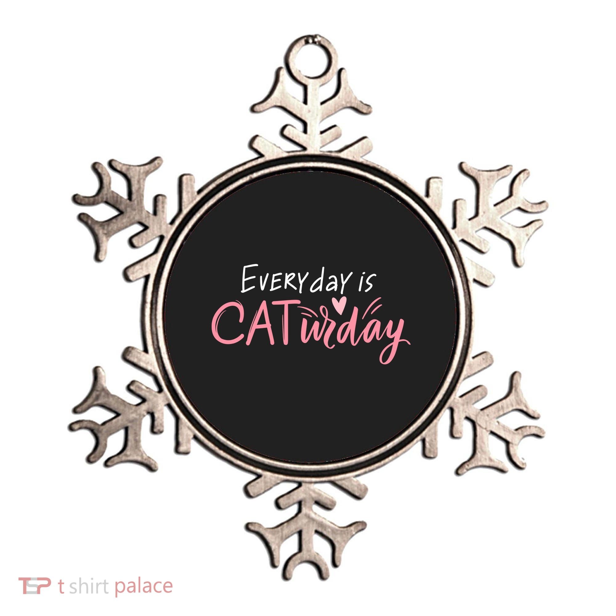 Everyday Is Caturday Cat Lover Ornament