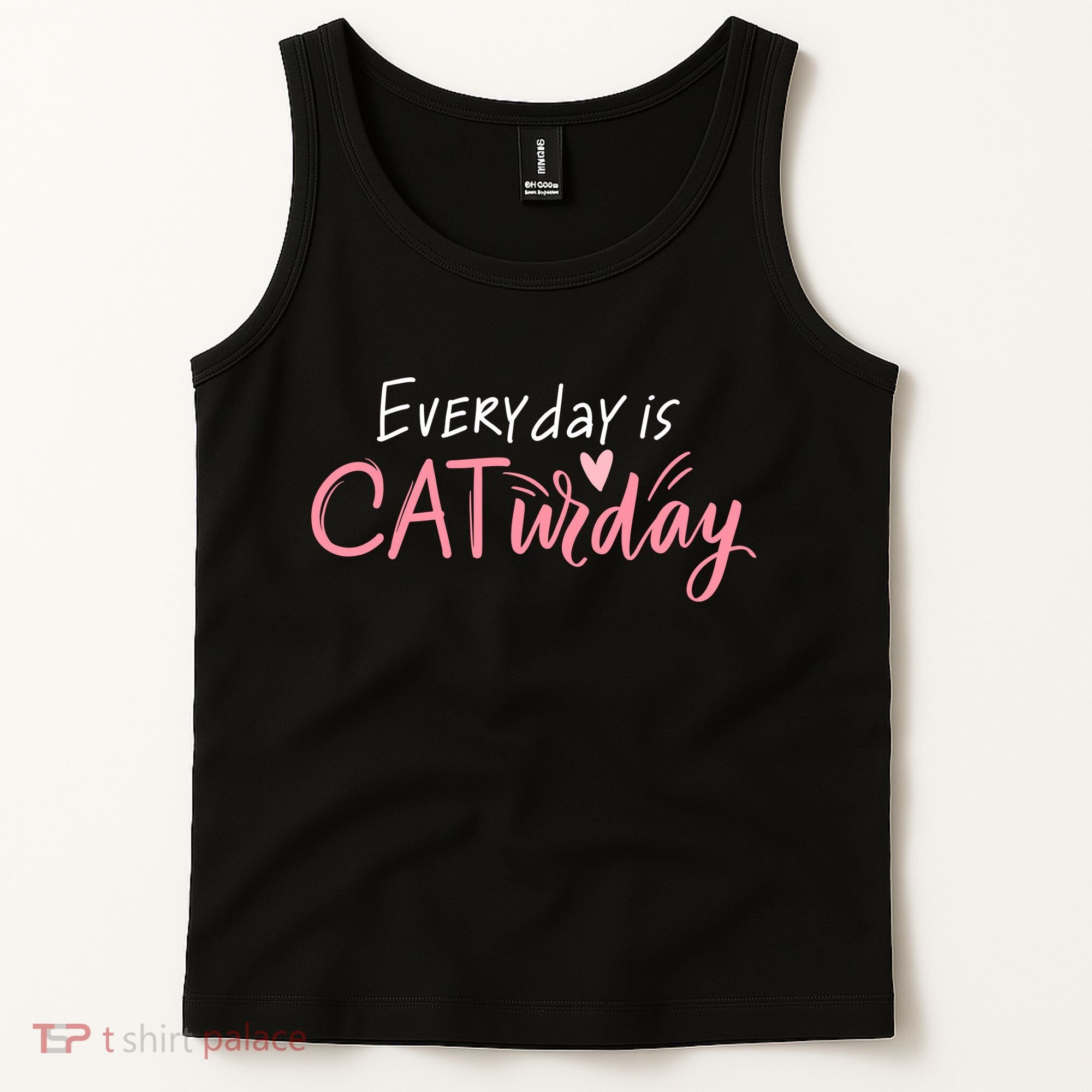 Everyday Is Caturday Cat Lover Tank Top