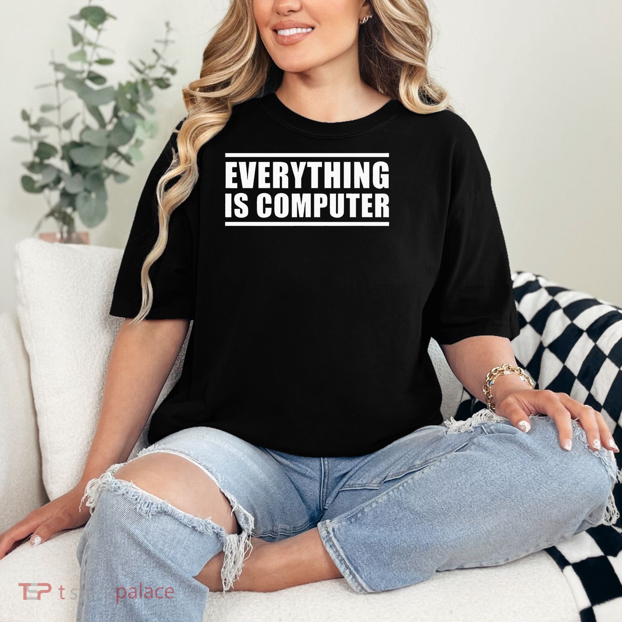Everything Is Computer Comfort Colors T-Shirt
