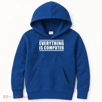 Everything Is Computer Kids Hoodie thumb 0