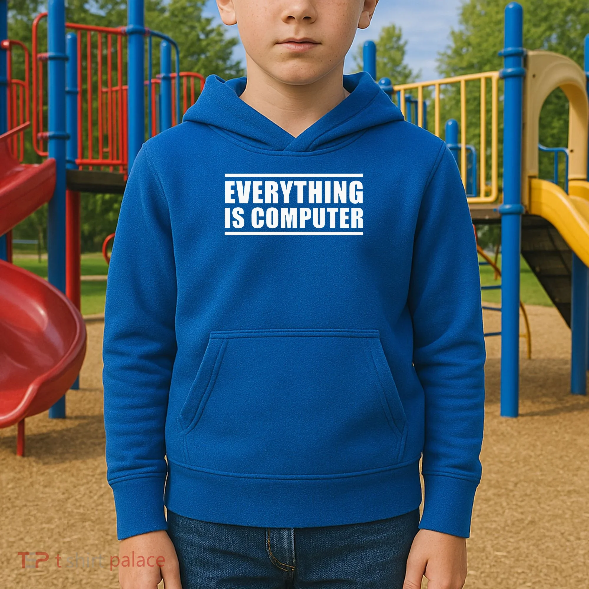 Everything Is Computer Kids Hoodie