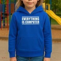 Everything Is Computer Kids Hoodie thumb 3