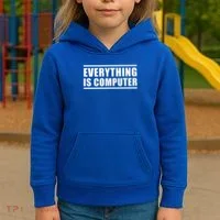 Everything Is Computer Kids Hoodie thumb 3