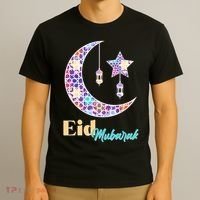 Eid Mubarak Happy Ramadan  T-Shirt thumb 3