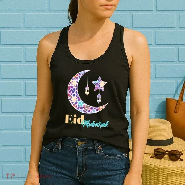 Eid Mubarak Happy Ramadan  Women's Tank Top