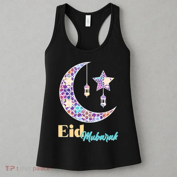 Eid Mubarak Happy Ramadan  Women's Tank Top