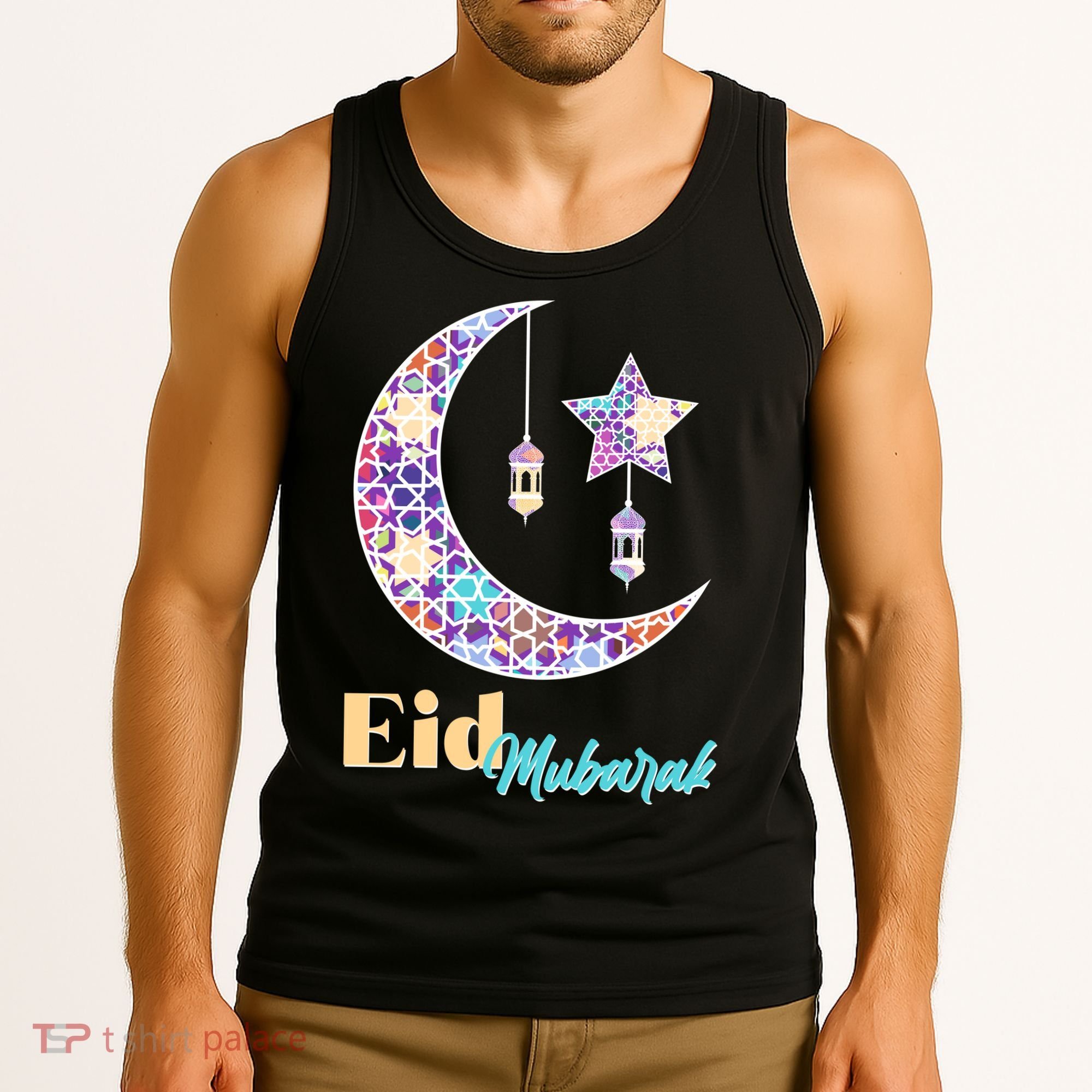 Eid Mubarak Happy Ramadan  Tank Top