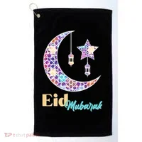 Eid Mubarak Happy Ramadan  Golf Towel thumb 0